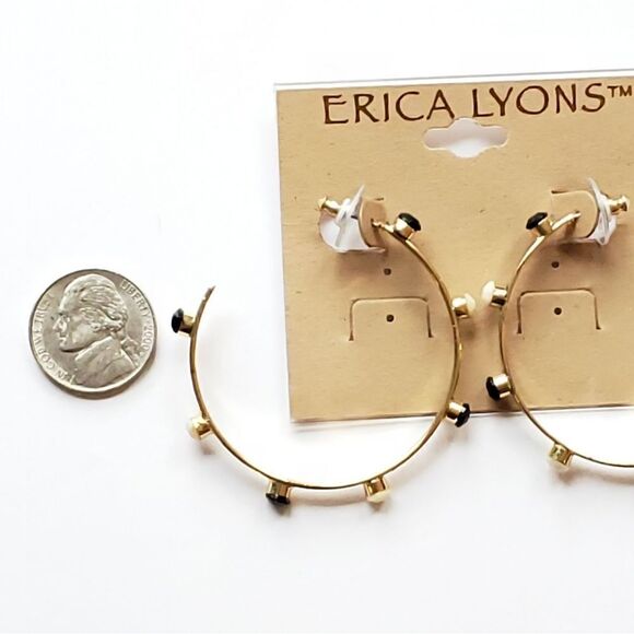 3 for $25 ERICA LYONS Hoop Earrings - Picture 6 of 7